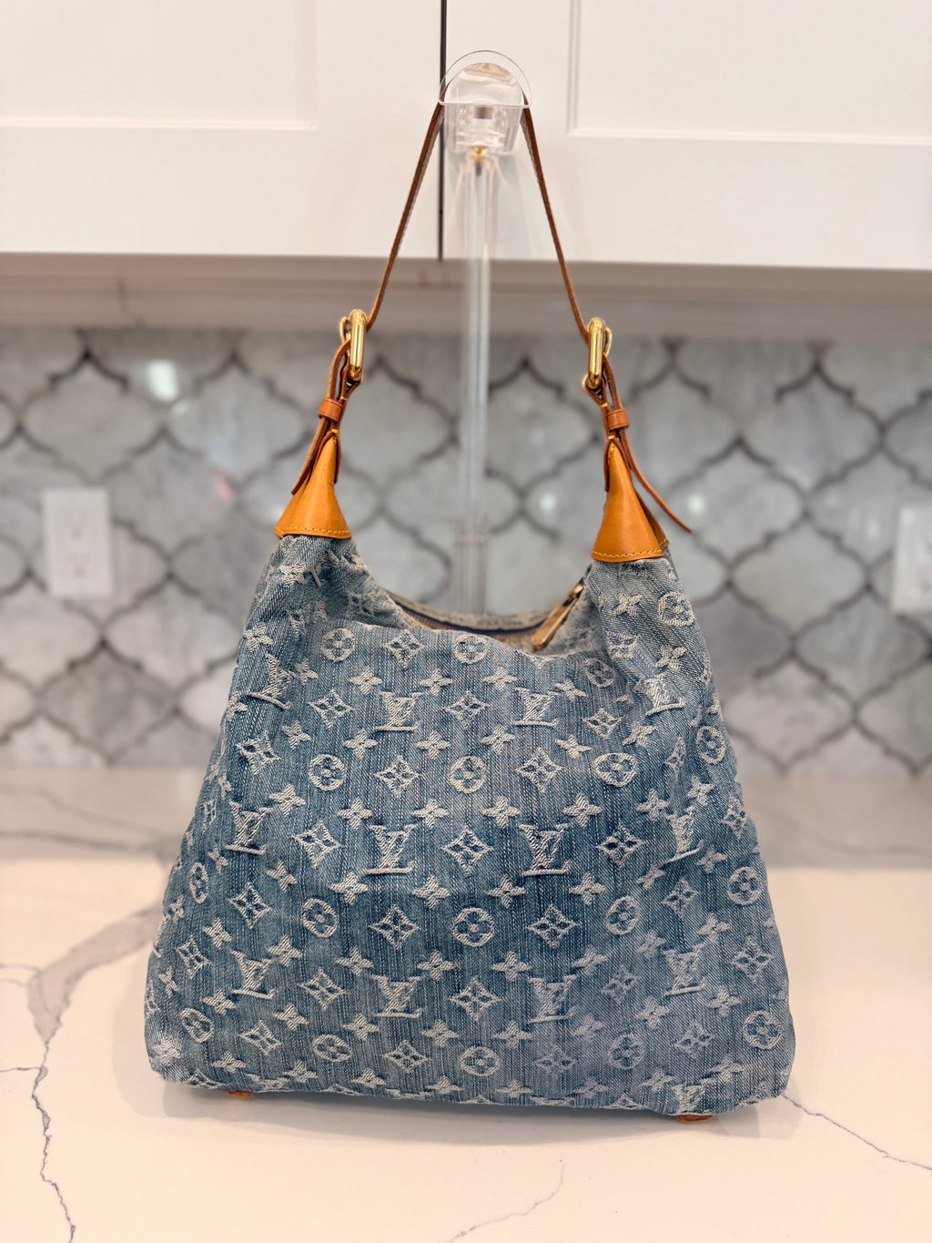 Louis Vuitton Monogram Denim Baggy GM
