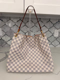 LV Graceful MM Hobo Damier Azur