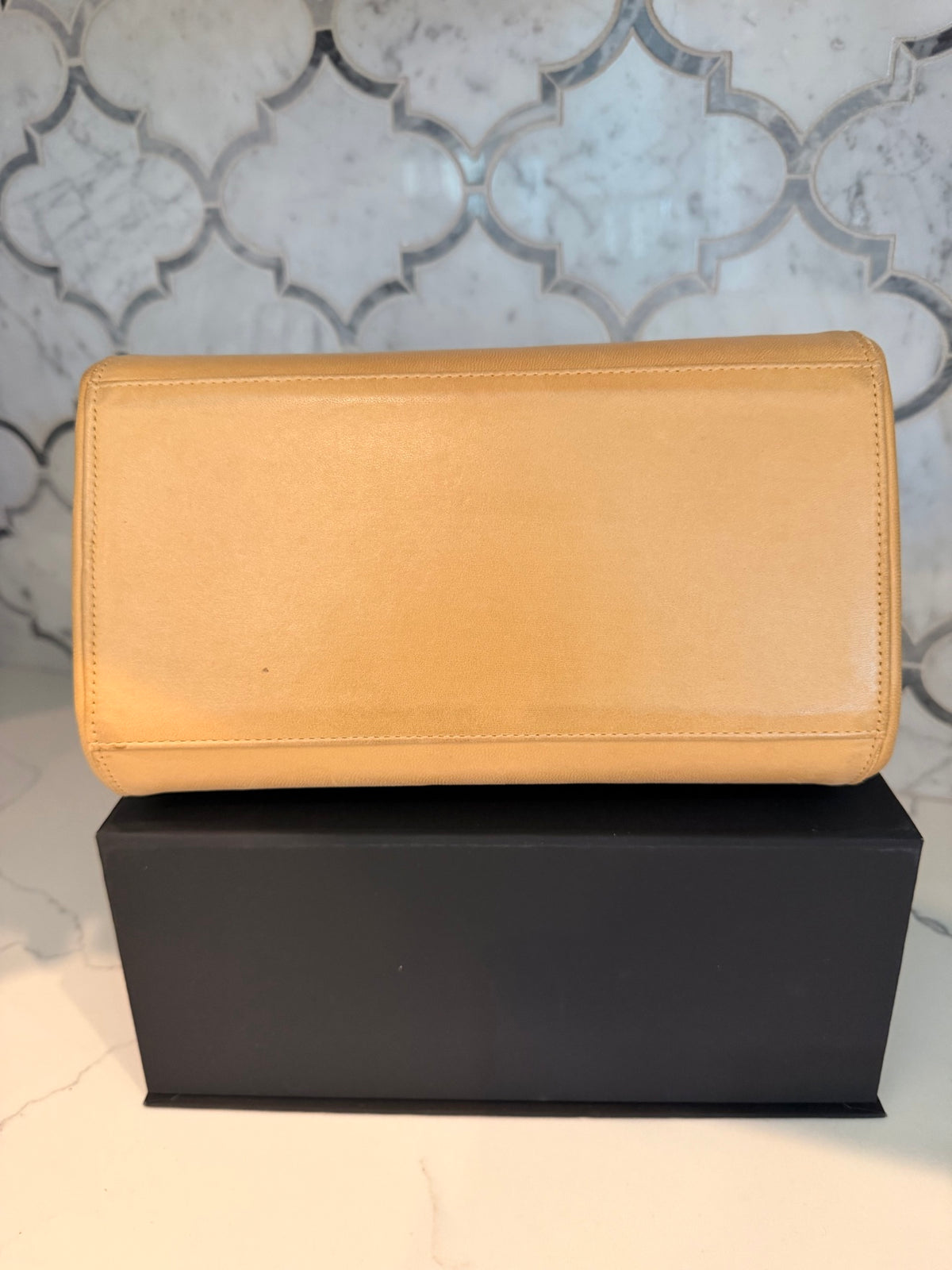 Chanel Beige Calfskin Chocolate Bar Reissue Accordion Flap Bag