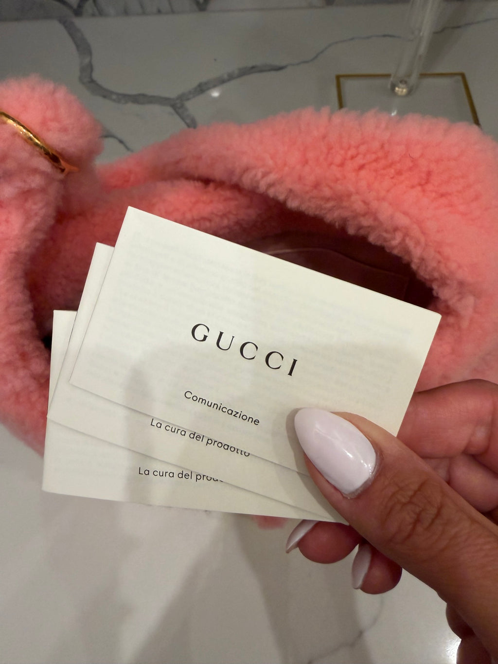 GUCCI Small Shearling Jackie 1961 Hobo