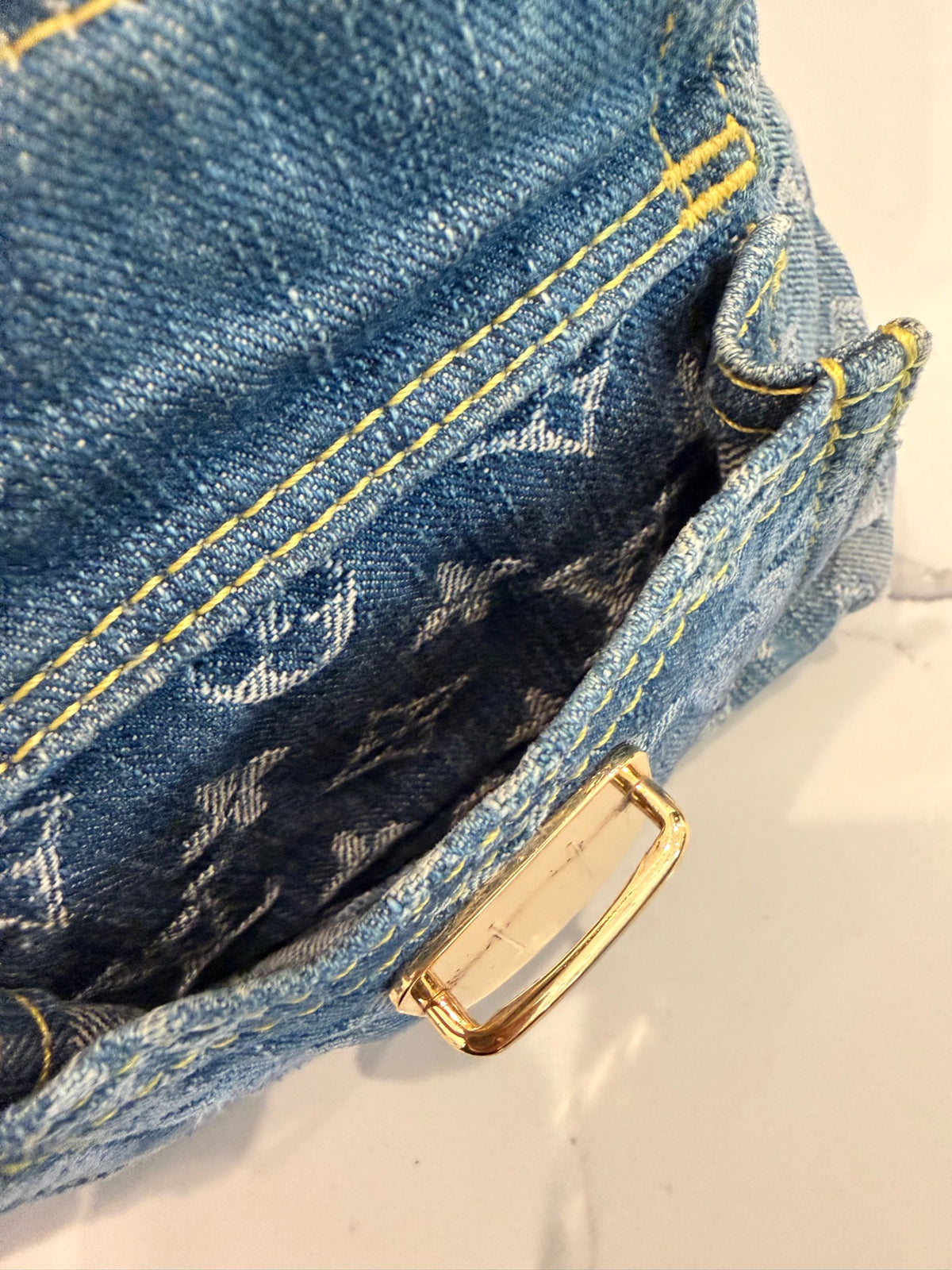 Louis Vuitton Monogram Denim Baggy GM