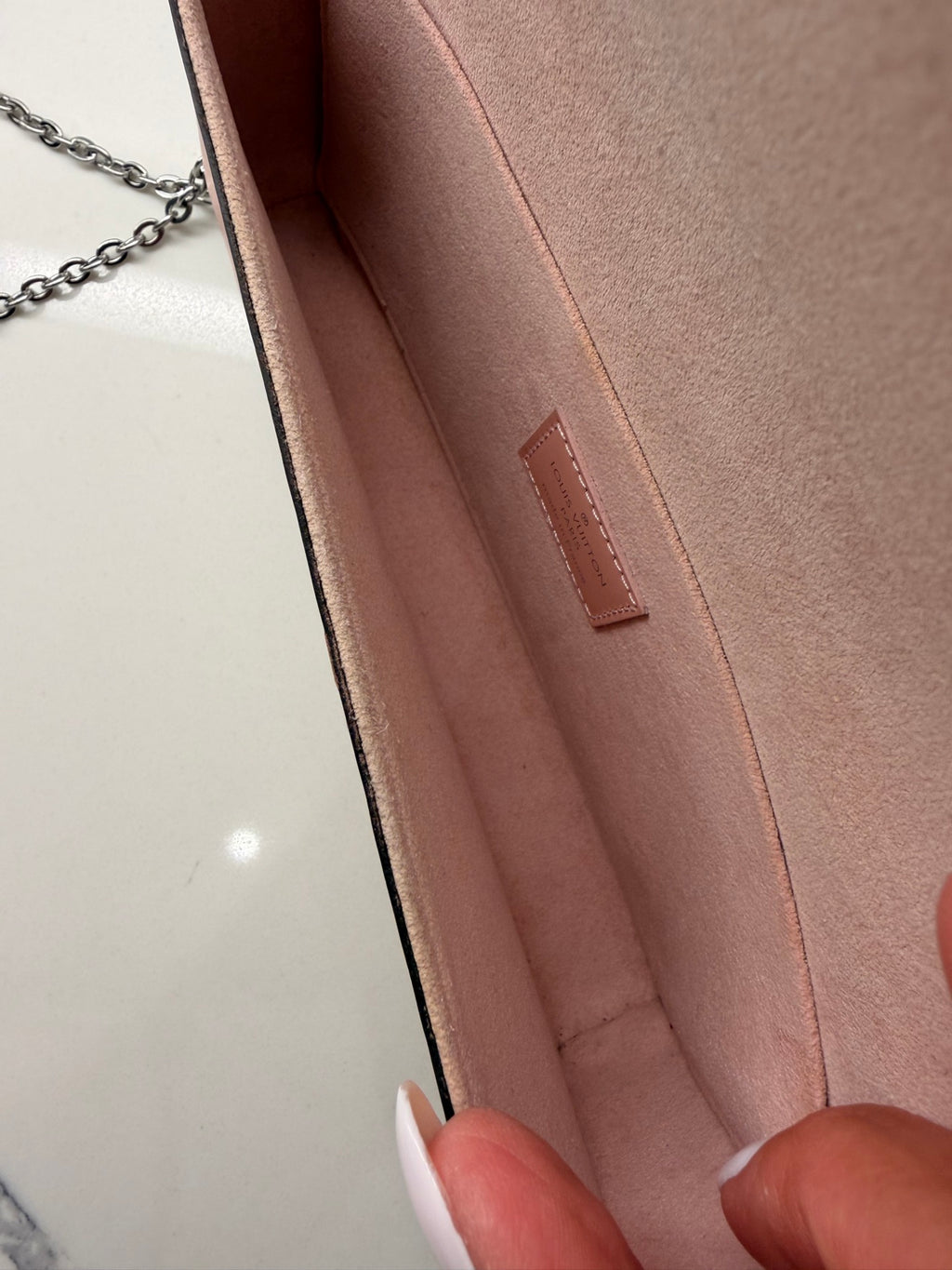 Louis Vuitton Felicie Pochette — Pink Epi Leather