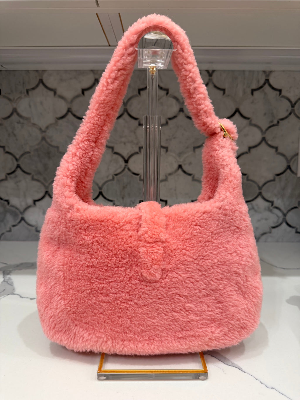 GUCCI Small Shearling Jackie 1961 Hobo