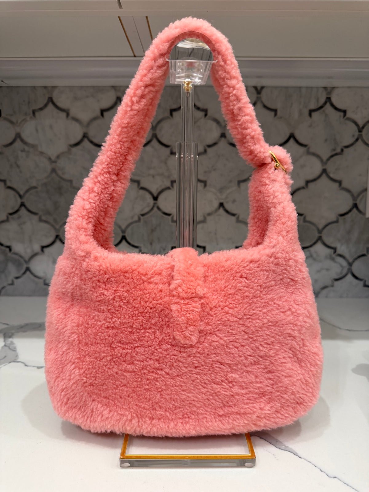 GUCCI Small Shearling Jackie 1961 Hobo