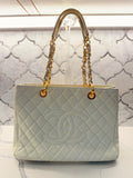 Chanel Shopping Fever Tote — White Quilted Calfskin
