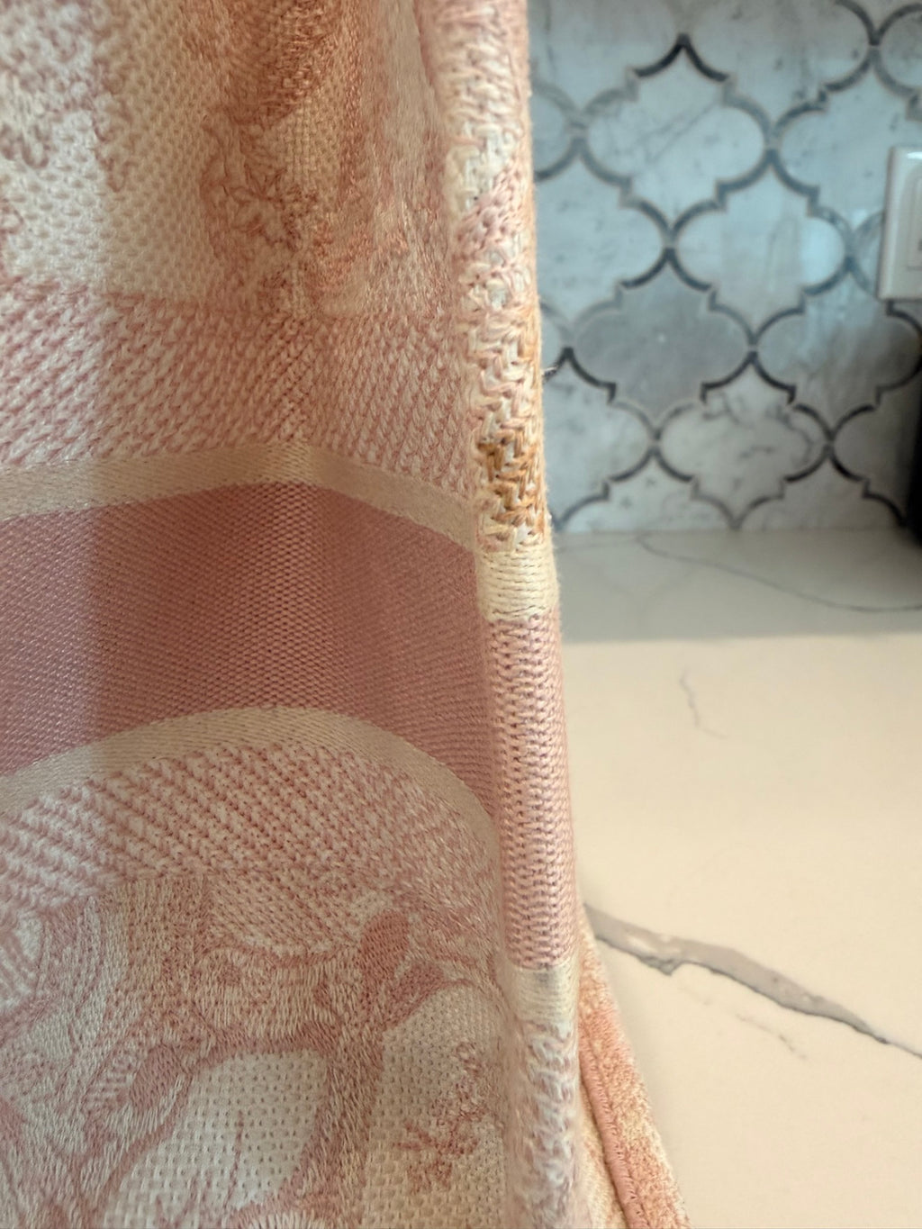 Dior Book Tote Medium — Pink Toile de Jouy Embroidery