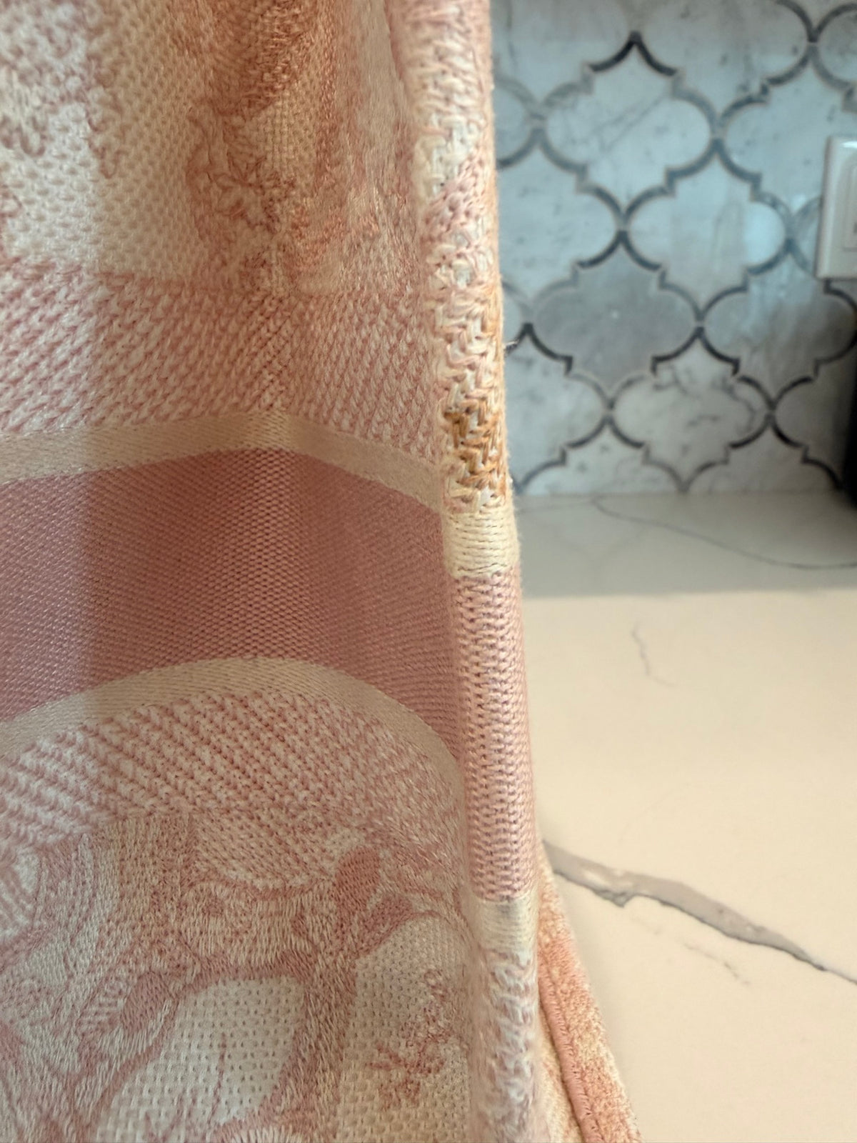 Dior Book Tote Medium — Pink Toile de Jouy Embroidery