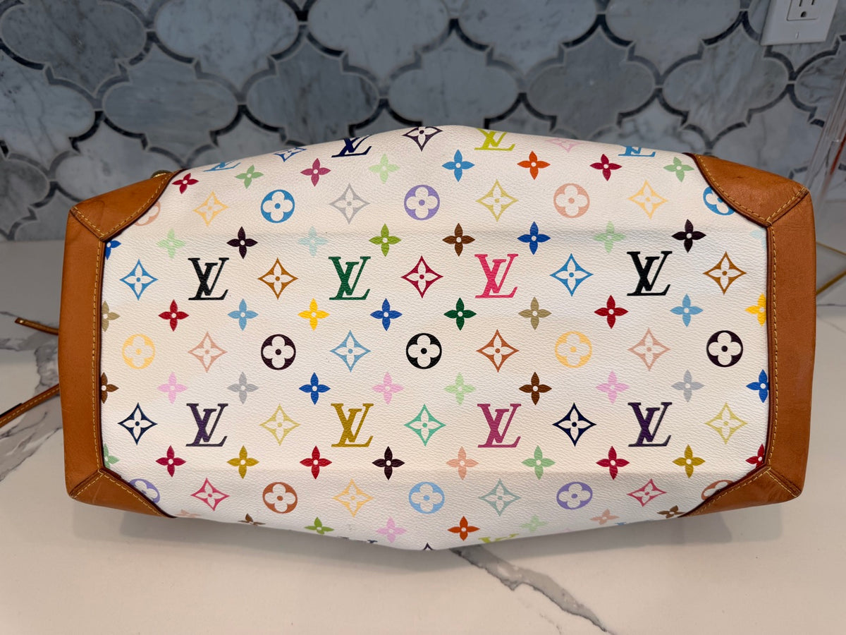 Louis Vuitton Ursula PM — White Monogram Multicolore