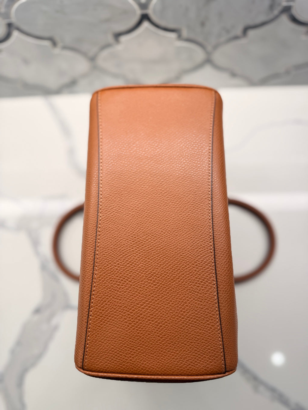 Coach Mini Bennett Satchel — Saddle Brown Crossgrain Leather
