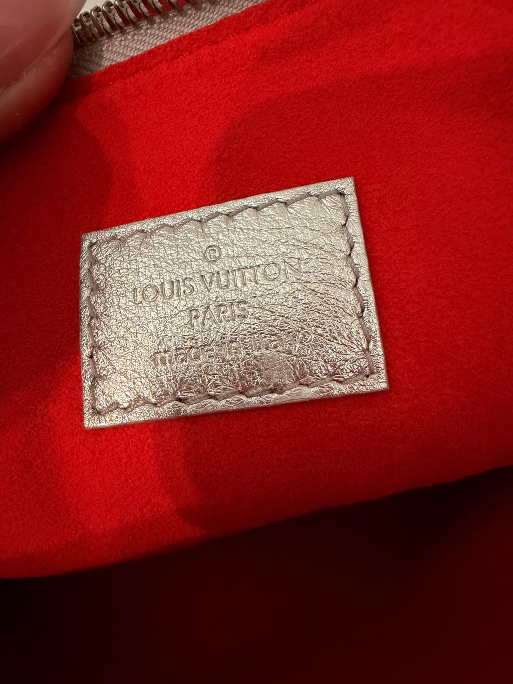 Louis Vuitton Coussin PM Silver Metallic Lambskin