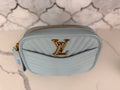 Louis Vuitton New Wave Camera Bag — Light Blue Quilted Leather