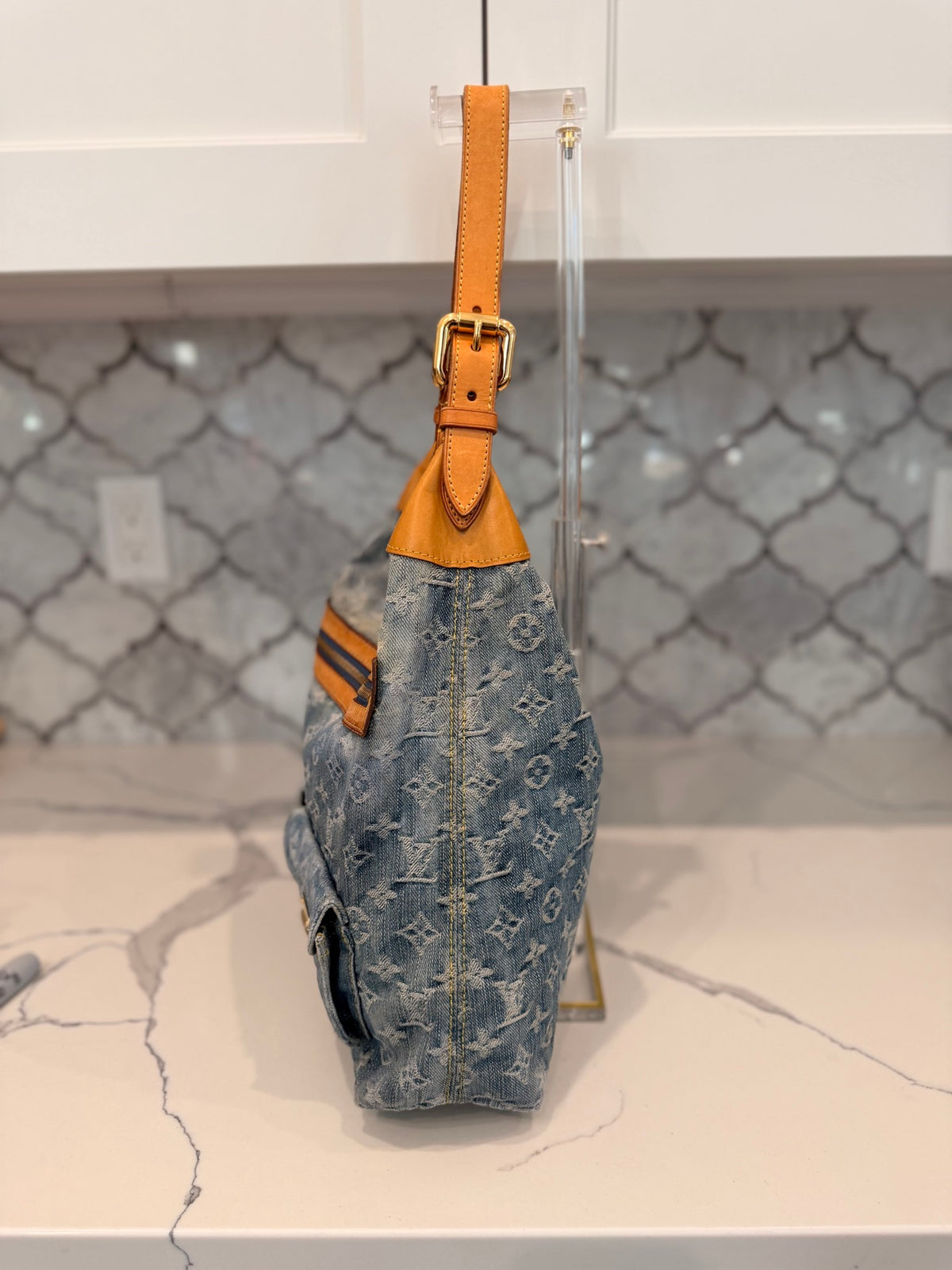 Louis Vuitton Monogram Denim Baggy GM