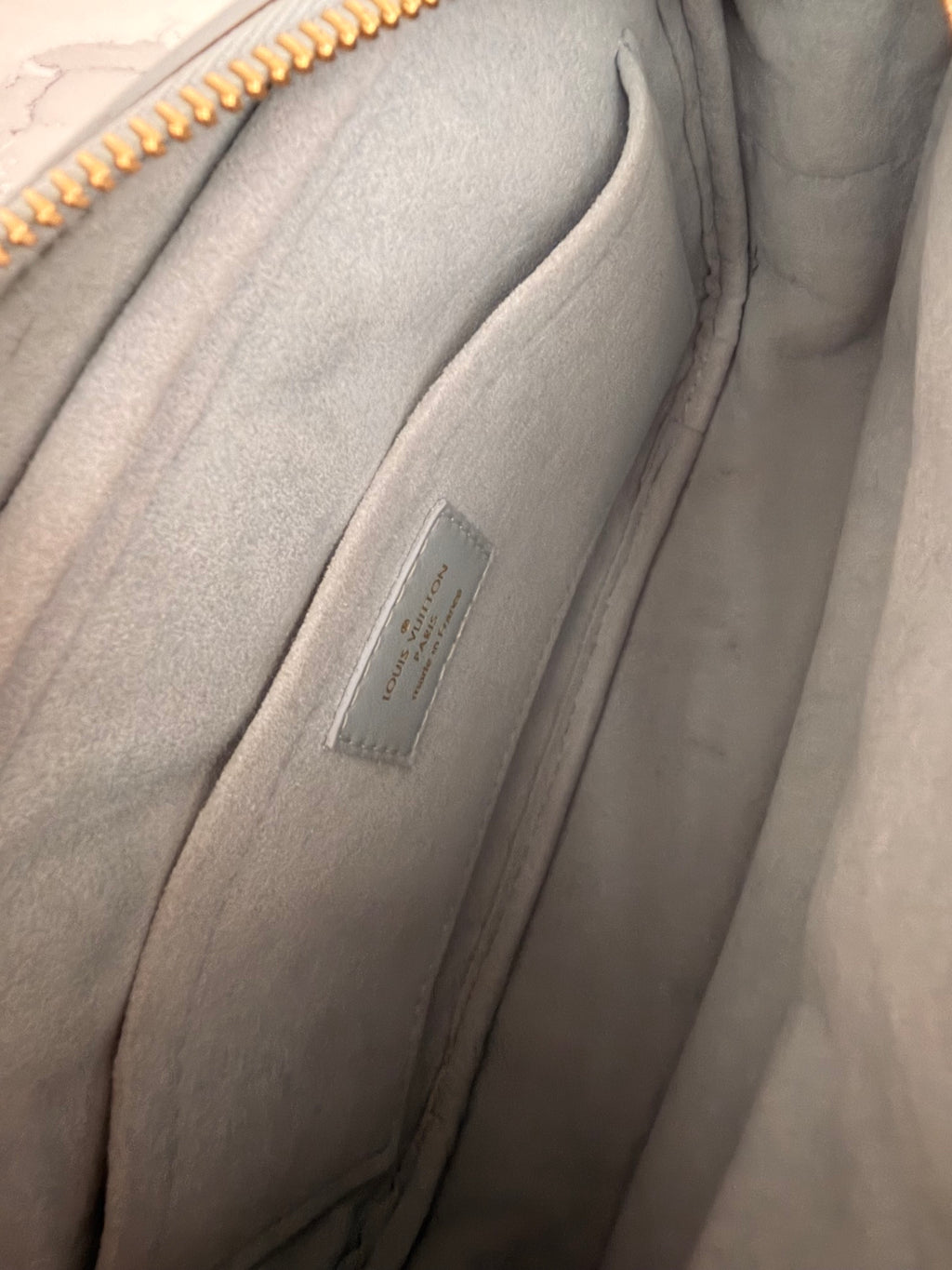 Louis Vuitton New Wave Camera Bag — Light Blue Quilted Leather