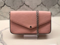 Louis Vuitton Felicie Pochette — Pink Epi Leather